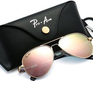 Small Polarized Aviator Sunglasses